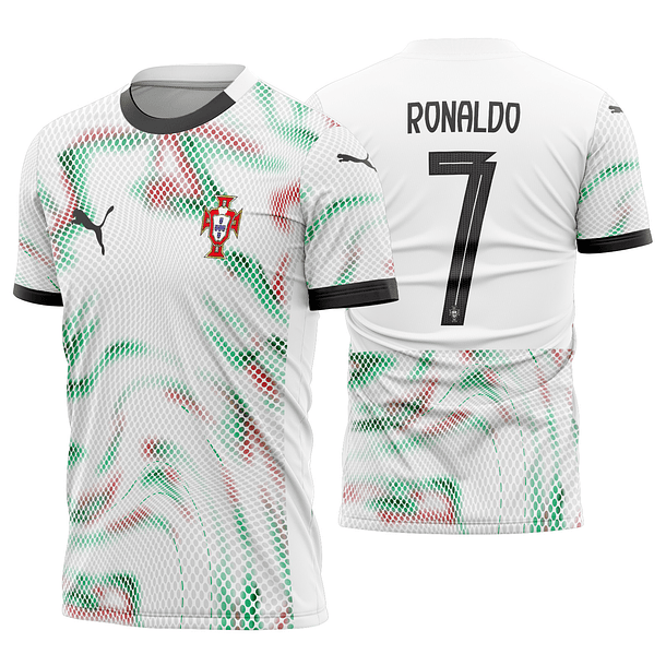 Arte vetor camisa Portugal Visita 2025