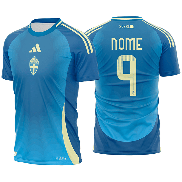 Arte vetor camisa Suecia Women's Visita 2025-2026