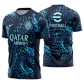 Arte Vetor Camisa Inter Milan Pre-jogo 2025-2026
