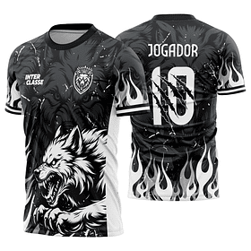 Arte vetor camisa Interclasse lobo Mod-822