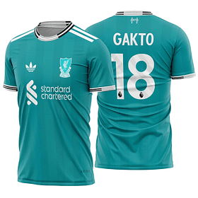 Arte Vetor Camisa Liverpool Terceira 2025-2026