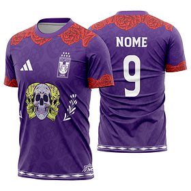 Arte Vetor Camisa Tigres Dia Mortos Concept 2025