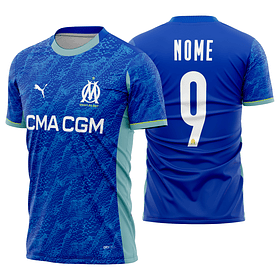 Arte Vetor Camisa Olympique Marseille Terceira 2025-2026