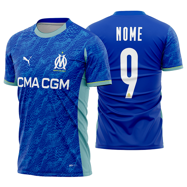 Arte Vetor Camisa Olympique Marseille Terceira 2025-2026