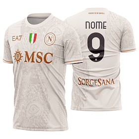 Arte Vetor Camisa Napoli Visita 2025-2026