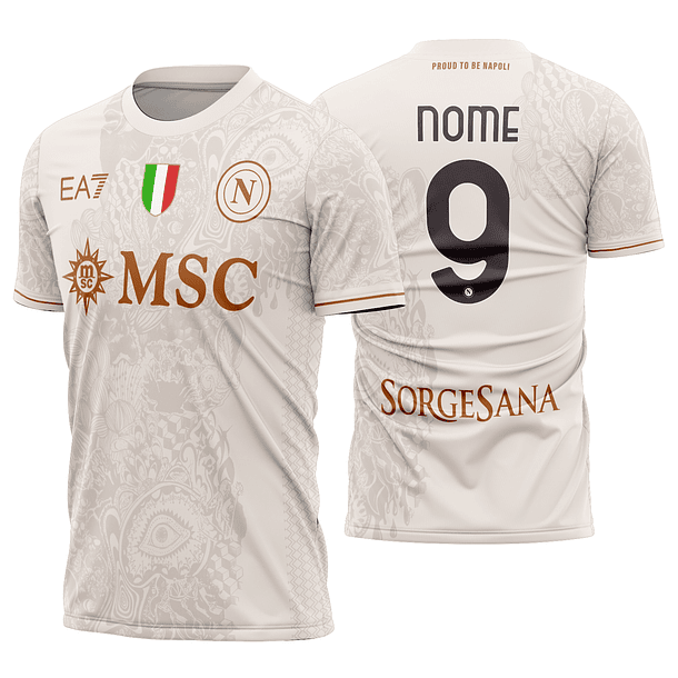 Arte Vetor Camisa Napoli Visita 2025-2026