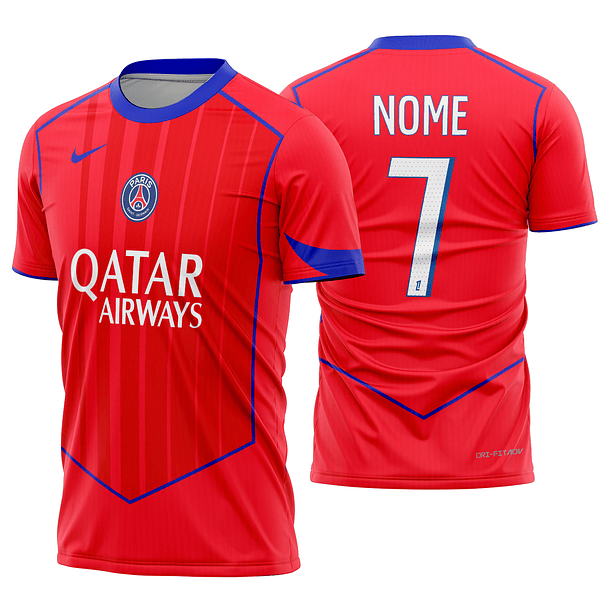 Arte Vetor Camisa PSG Terceira 2025-2026