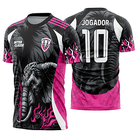 Arte vetor camisa Interclasse elefante Mod-846