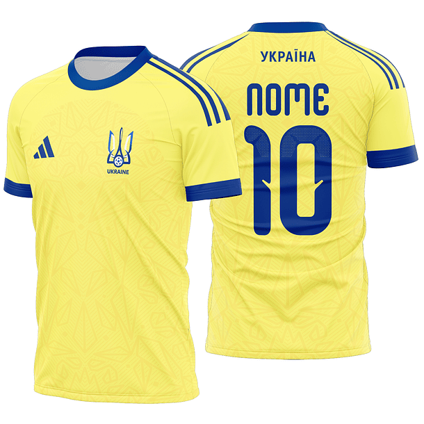 Arte vetor camisa Ucrânia Home  Kit 2026