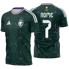 Arte Vetor Camisa Arabia Saudita Home Kit 2026