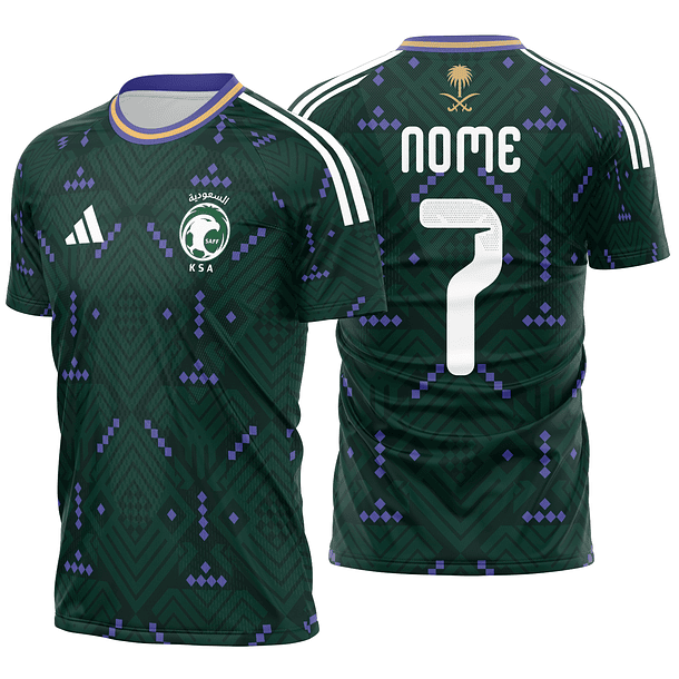 Arte Vetor Camisa Arabia Saudita Home Kit 2026