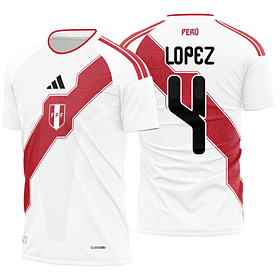 Arte Vetor Camisa Peru Local 2026