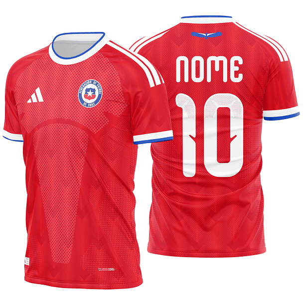 Arte Vetor Camisa Chile Local 2026