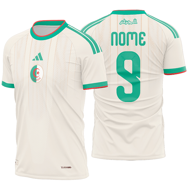 Arte Vetor Camisa Algeria Local 2026