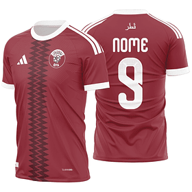 Arte Vetor Camisa Qatar Local 2026
