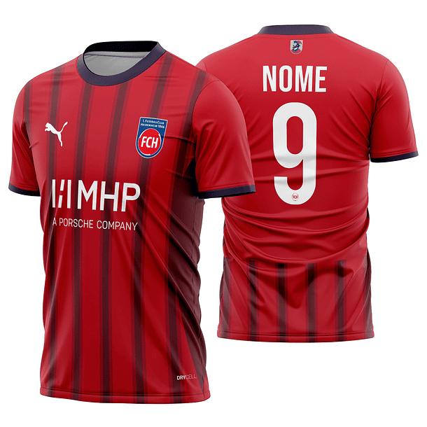 Arte Vetor Camisa 1. FC Heidenheim Local 2025-2026