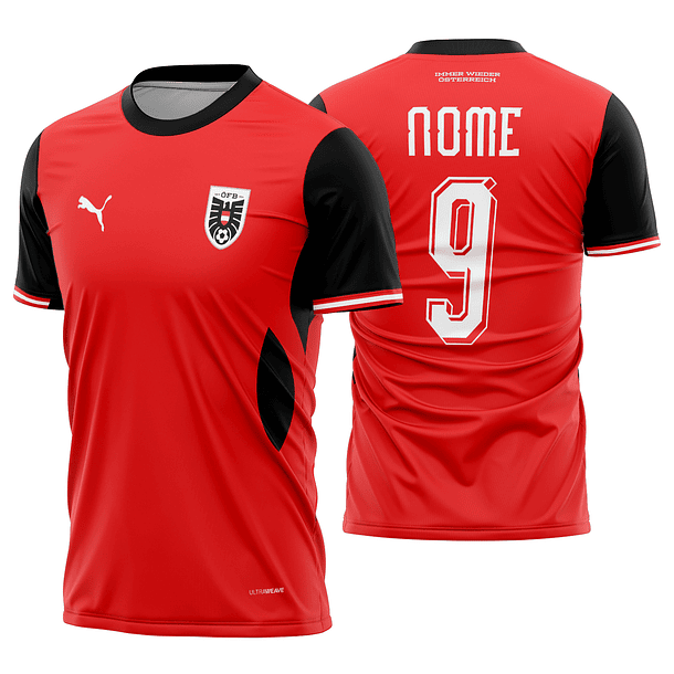 Arte Vetor Camisa Áustria Local 2026