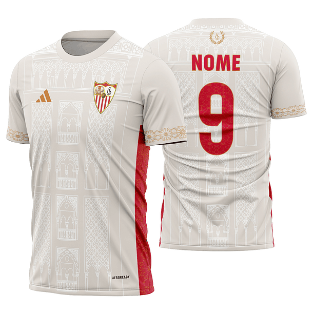 Arte Vetor Camisa Sevilla Concept 2025