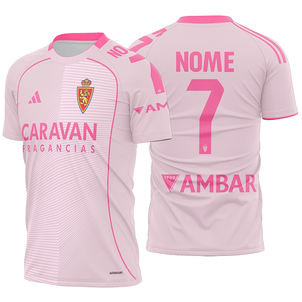 Arte Vetor Camisa Real Zaragoza quarta 2025-2026