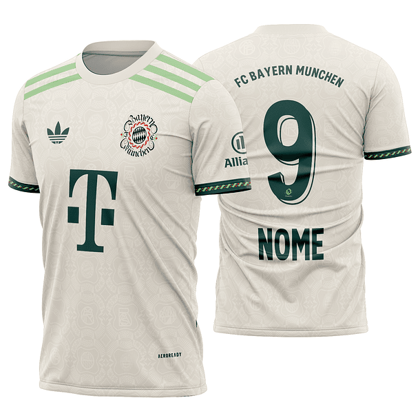 Arte Vetor Camisa Bayern Munich Oktoberfest 2025-2026