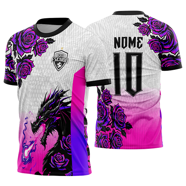 Arte vetor camisa Interclasse Dragão Mod-858