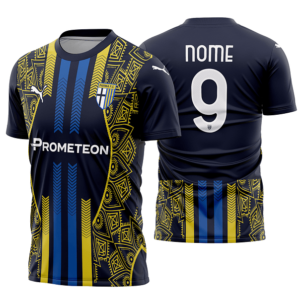 Arte Vetor Camisa Parma Calcio Concept 2025