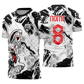 Arte vetor camisa Interclasse coelho Mod-870