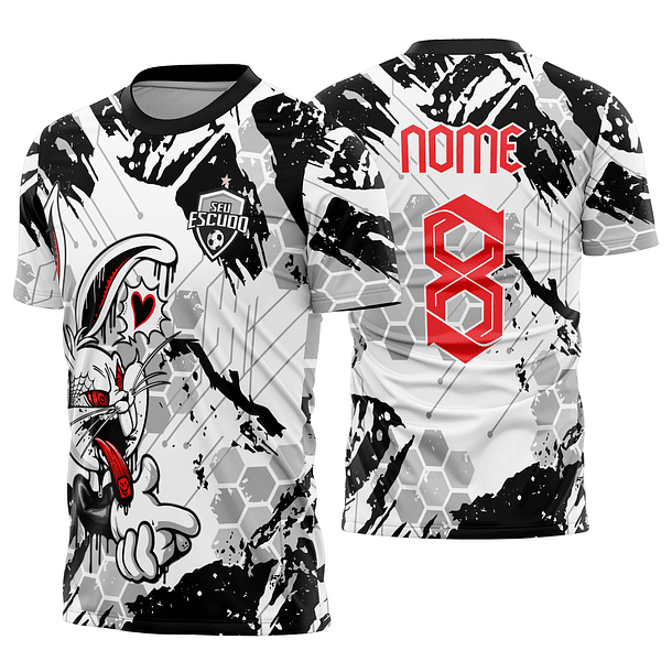 Arte vetor camisa Interclasse coelho Mod-870