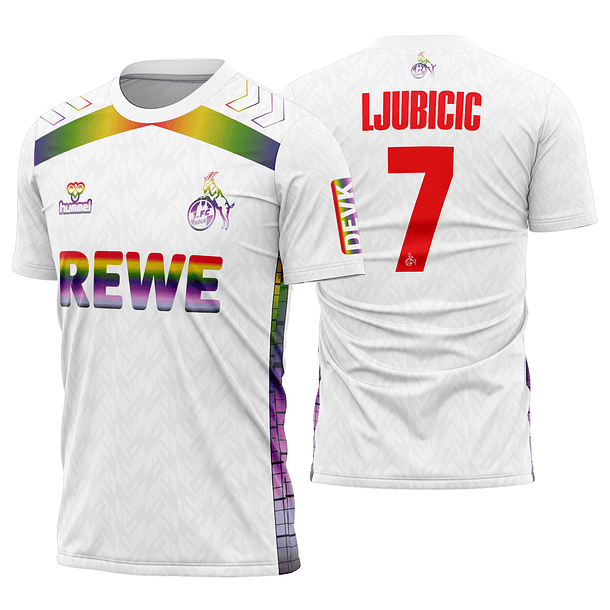 Arte vetor camisa 1. FC Köln Pride 2024-2025