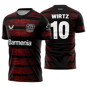 Arte Vetor Camisa Bayer 04 Leverkusen Concept 2025
