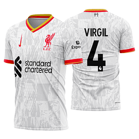 Arte vetor camisa Liverpool Alternativa 2024-2025