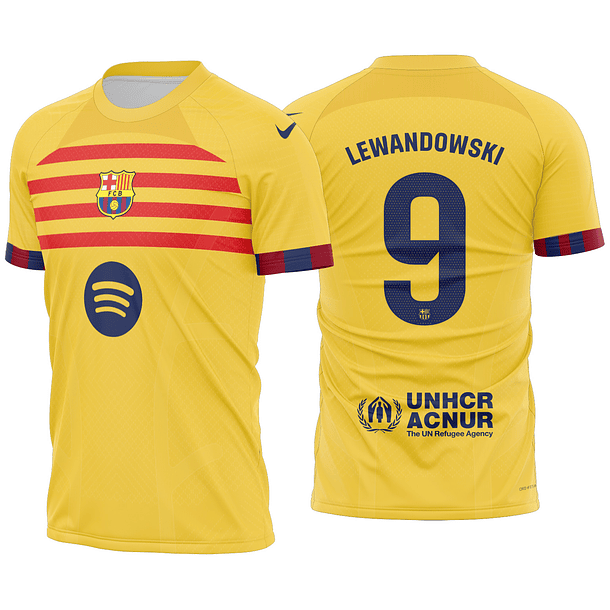 Arte Vetor Camisa Barcelona quarta 2024-2025
