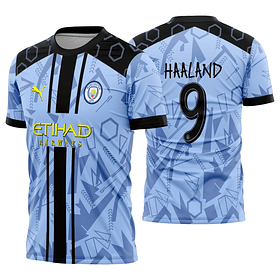 Arte Vetor Camisa Manchester City Conceito 2025