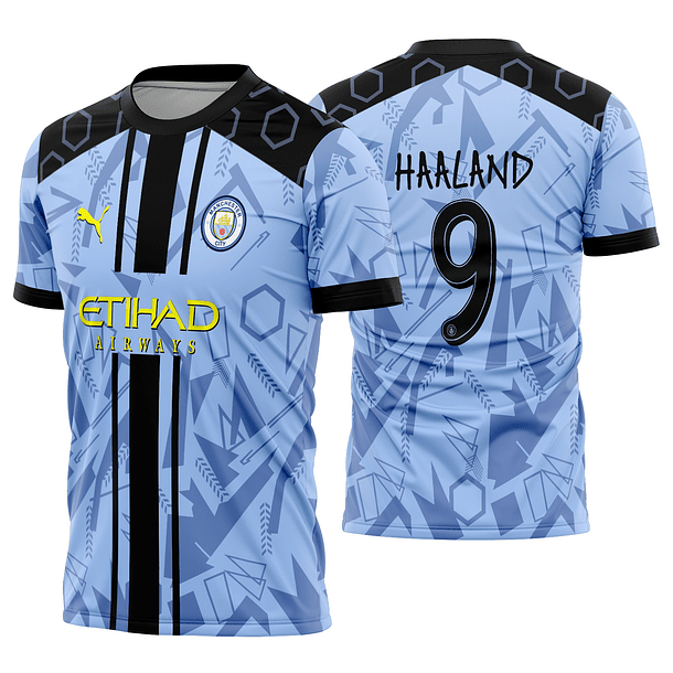 Arte Vetor Camisa Manchester City Conceito 2025