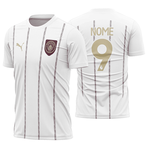 Arte Vetor Camisa Manchester City Pre-jogo 2024-25