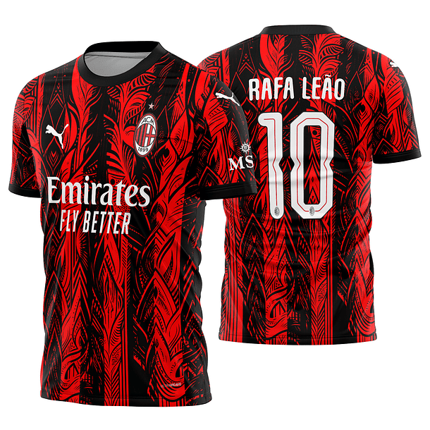 Arte vetor camisa AC Milan Concept 2025