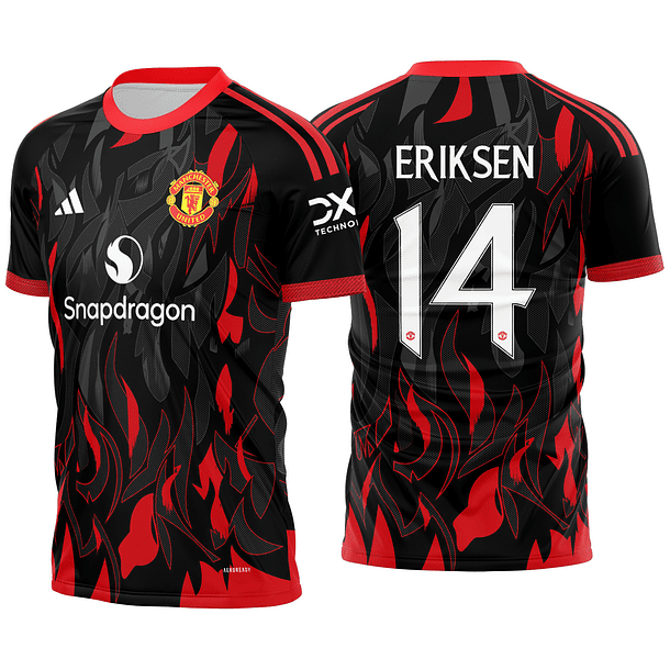 Arte Vetor Camisa Manchester United Conceito 2025