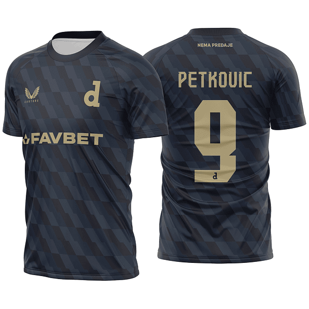 Arte vetor camisa Dinamo Zagreb Alternativa 2024-2025