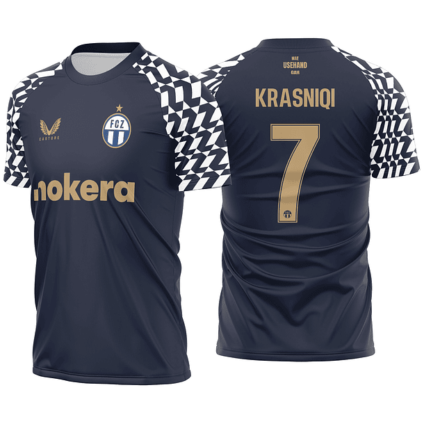 Arte Vetor Camisa FC Zürich Visita 2024-2025