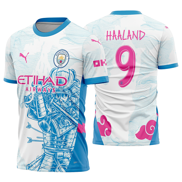 Arte vetor camisa Manchester City Conceito Samurai 2025