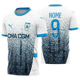 Arte Vetor Camisa Olympique Marsella Concept 2025