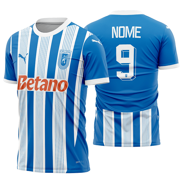 Arte Vetor Camisa Universitatea Craiova Local 2024-2025