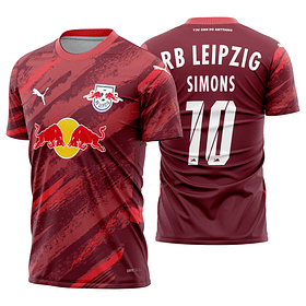 Arte Vetor Camisa RB Leipzig Visita 2024-2025
