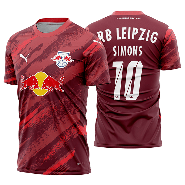 Arte Vetor Camisa RB Leipzig Visita 2024-2025