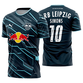 Arte vetor camisa RB Leipzig Alternativa 2024-2025