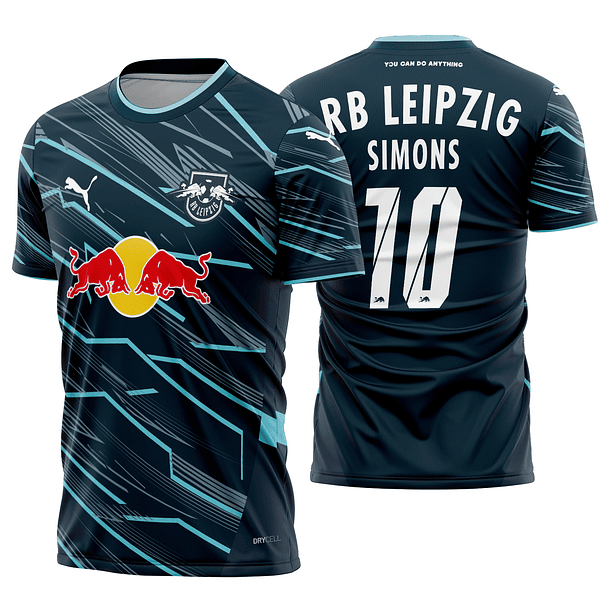 Arte vetor camisa RB Leipzig Alternativa 2024-2025