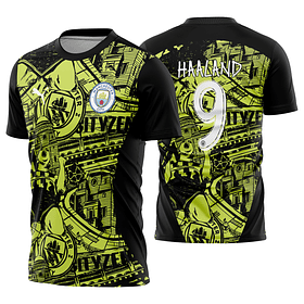 Arte vetor camisa Manchester City Pre-jogo 2024-2025