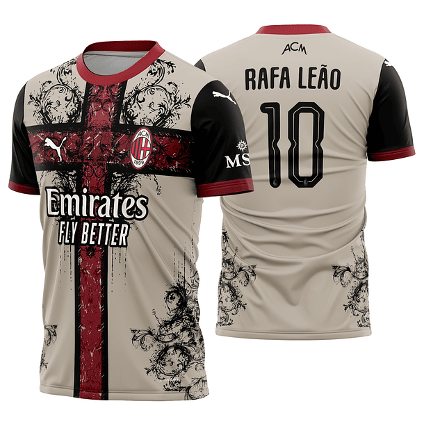Arte vetor camisa AC Milan Concept 2025-26
