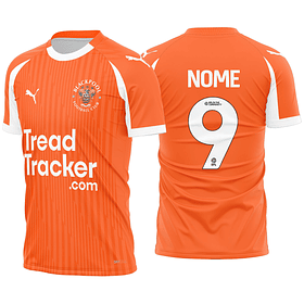 Arte Vetor Camisa Blackpool Local 2025-2026