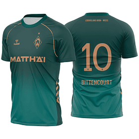 Arte Vetor Camisa Werder Bremen Local 2025-2026